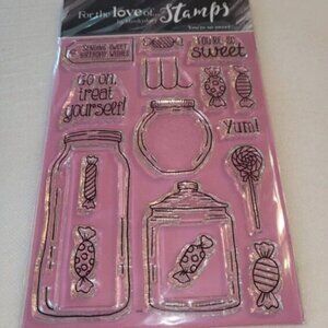 Hunkydory For the Love of Stamps You're So Sweet Candy Clear Stamps